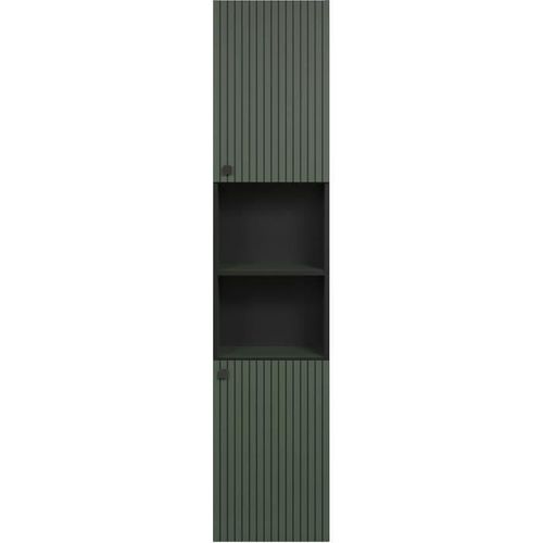 Colonne De Salle De Bain - Décor Chêne - L40 X H186 X P31cm - Pure Bliss