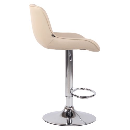 COSTWAY Lot de 2 Tabourets de Bar Pivotantes en Cuir, Hauteur du Siège