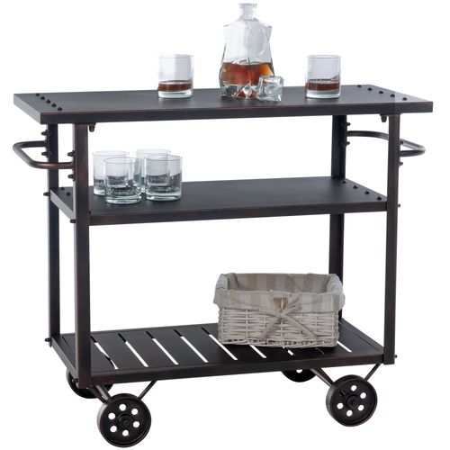 Chariot De Service Spring Dans Le Style Industriel Bronze