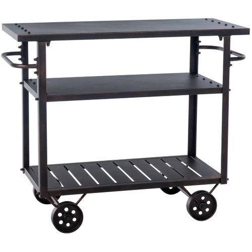 Chariot De Service Spring Dans Le Style Industriel Bronze