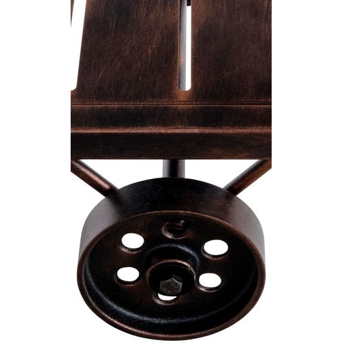 Chariot De Service Spring Dans Le Style Industriel Bronze