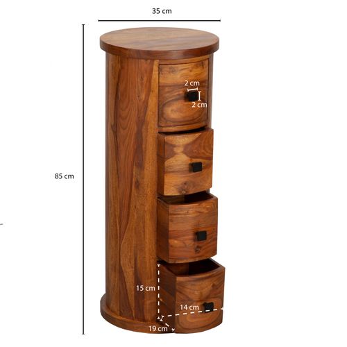 Meuble Avec Tiroirs En Bois Massif Sheesham