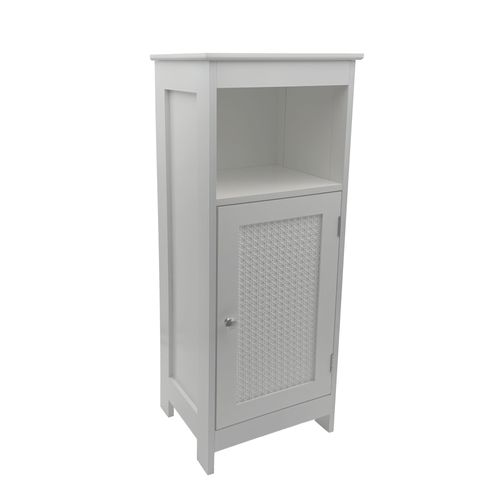 Étagère Sur Pied Blanche, Étagère De Niche, Rangement, Petite Armoire, Commode