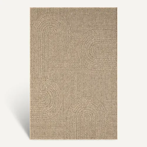 Tapis Kansas Extérieur Jute Terrasse - Nature - 240x340 Cm