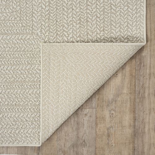 Tapis Kansas Extérieur Jute Terrasse - Crème - 140x200 Cm