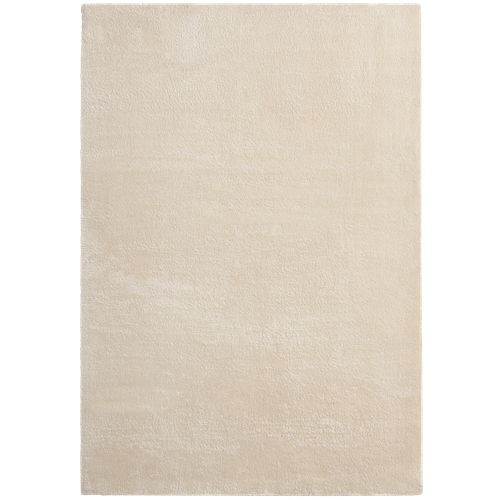 Tapis Moelleux Poils Courts, Antidérapant, Lavable, Soft, Beige, 200 X 280 Cm
