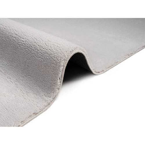 Tapis Moelleux Poils Courts, Antidérapant, Lavable, Soft, Gris, 200 X 280 Cm
