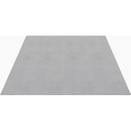 Tapis Moelleux Poils Courts, Antidérapant, Lavable, Soft, Gris, 200 X 280 Cm