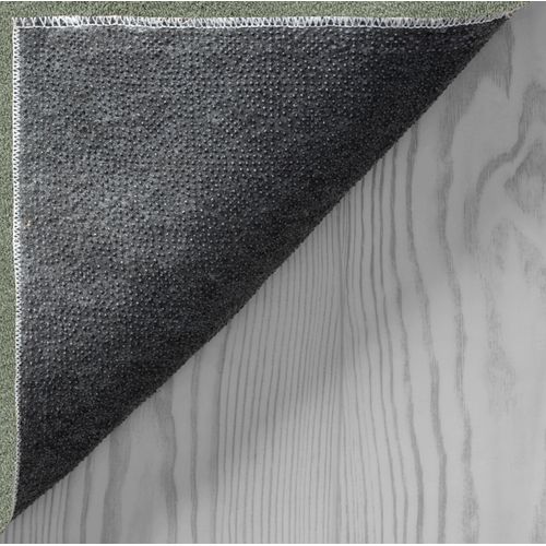 Tapis Moelleux Poils Courts, Antidérapant, Lavable, Soft, Vert, 60 X 110 Cm