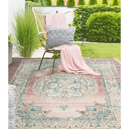 Tapis Palma Extérieur Oriental, Rose, 240x340 Cm