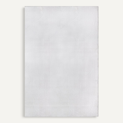 Tapis Rio Salon Antidérapant Arc, Blanc Cassé, 200x280 Cm