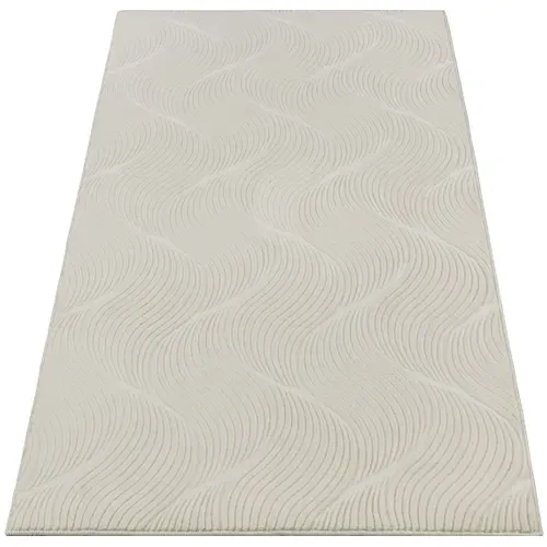 Tapis Rio Salon Antidérapant 3d, Crème, 200x280 Cm
