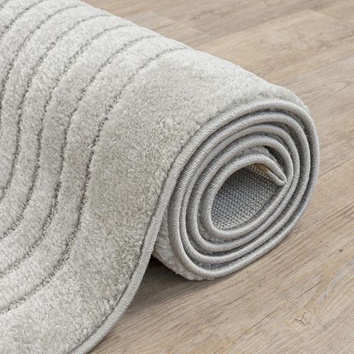 Tapis Elisa Design Géométrique, Gris, 160x220 Cm