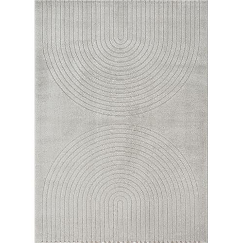 Tapis Elisa Design Géométrique, Gris, 160x220 Cm