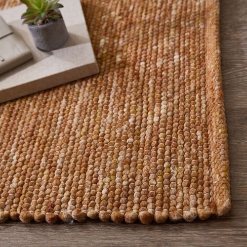 Tapis Réversible En Laine Alpen 40x60 Cm - Terracotta