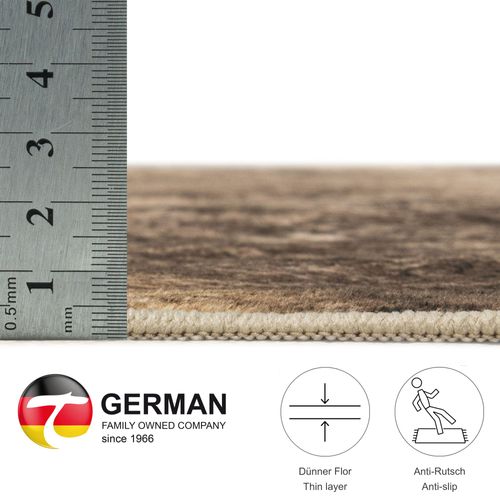 Tapis En Fourrure Synthétique Emilia 170x220 Cm - Marron