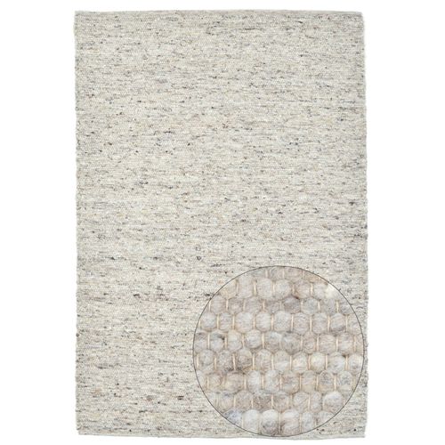 Tapis En Laine Réversible Alm-glück 200x250 Cm - Sable