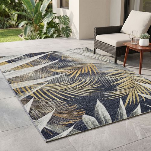 Tapis Pour Intérieur Et Extérieur Aurora 120x180 Cm - Noir