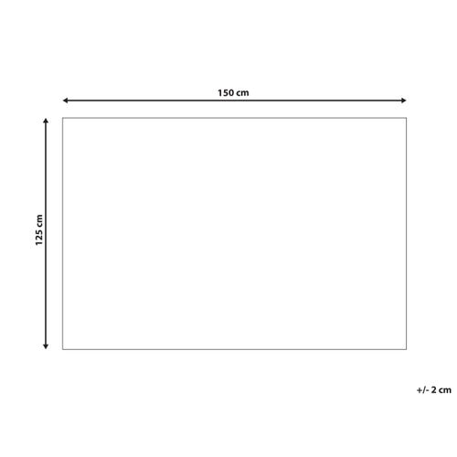 Plaid 125 X 150 Cm Blanc Mirge