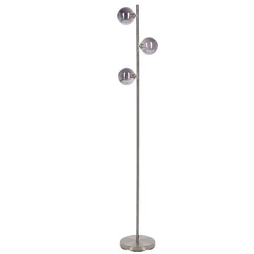 Lampadaire En Métal Argenté Ramis