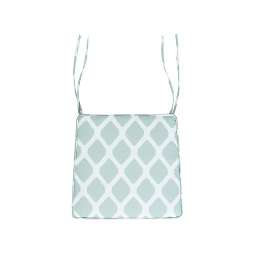 Lot De 2 Coussins De Jardin Vert Et Blanc 37 X 34 Cm Terni