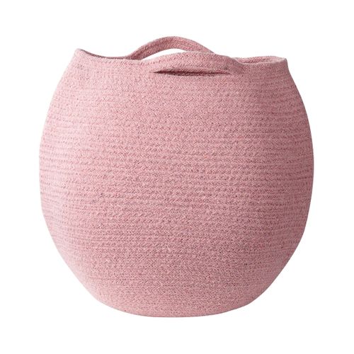Lot De 2 Paniers En Coton Rose Panjgur