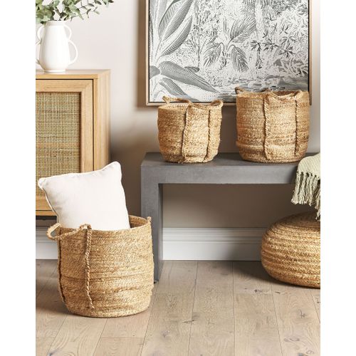 Lot De 3 Paniers En Jute Naturel Wadh