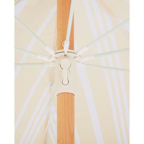 Parasol De Jardin D 150 Cm Jaune Et Blanc Mondello