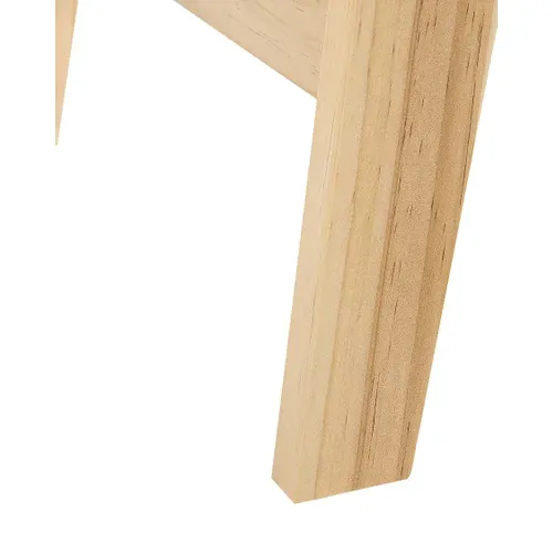 Console Blanc Et Bois Clair Sully