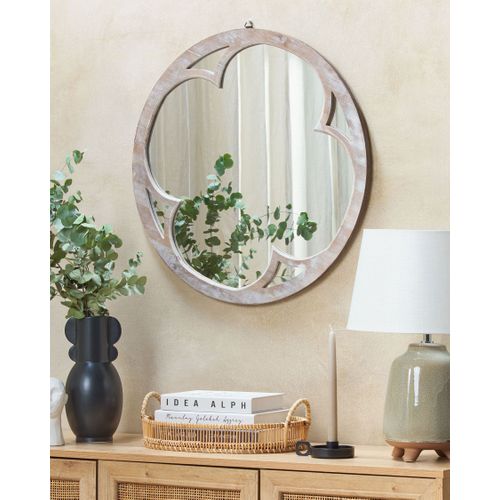 Miroir 60 Cm Bois Clair Monclova