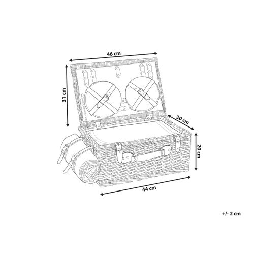 Panier De Pique-nique Marron Crepes