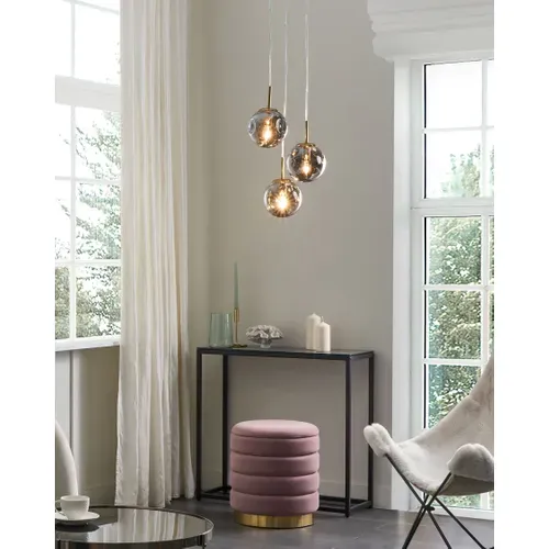Lampe Suspension Ralfes Verre Laiton