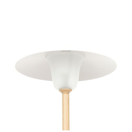 Lampadaire En Bois Clair Et Blanc Moppy