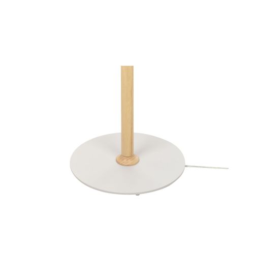 Lampadaire En Bois Clair Et Blanc Moppy