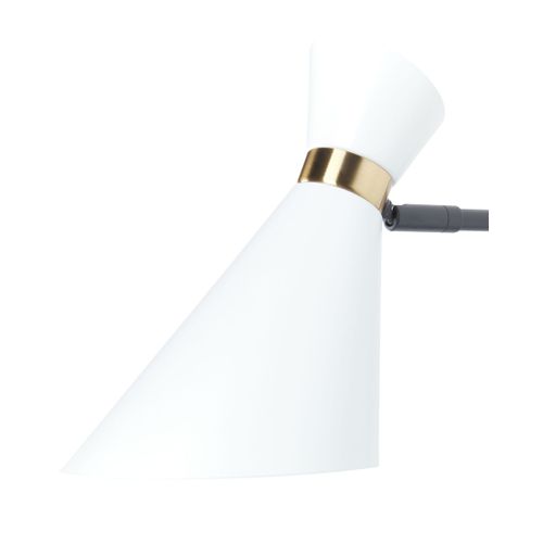 Applique Murale En Métal Blanc Melawi