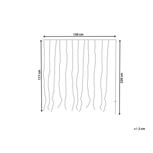 Lumières De Noël Avec L'application 320 Cm Transparent Kulusuk