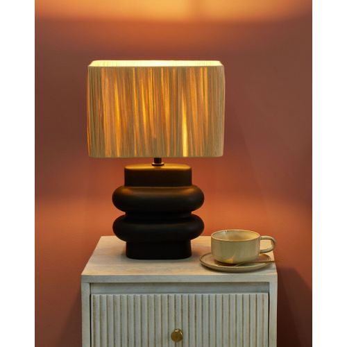 Lampe à Poser Judy Céramique Noir