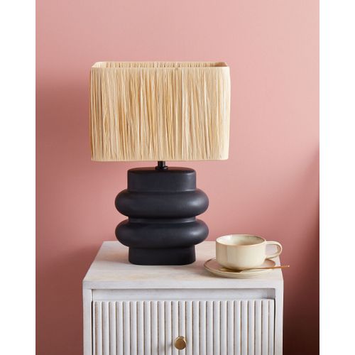 Lampe à Poser Judy Céramique Noir