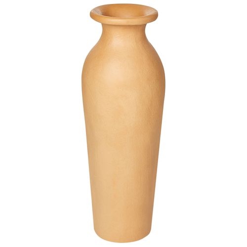 Terre Cuite Vase Décoratif 60 Cm Orange Muar