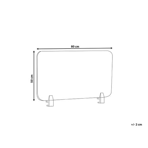 Cloison Amovible De Bureau 80 X 50 Cm Tailles Différentes