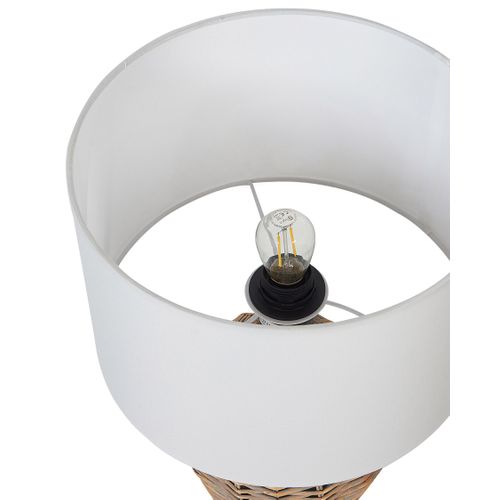Lampe à Poser En Rotin Clair Furelos