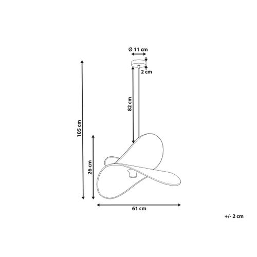 Lampe Suspension Mascota Lin Beige