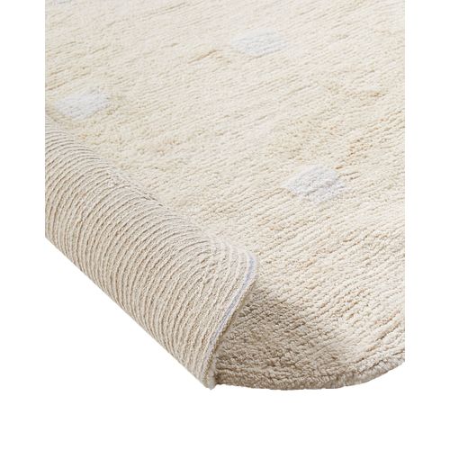 Tapis En Coton 140 X 200 Cm Beige Sareki