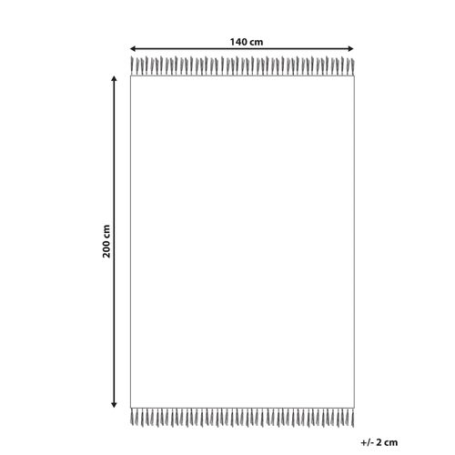 Tapis 140 X 200 En Coton Blanc Cassé Bazaleti
