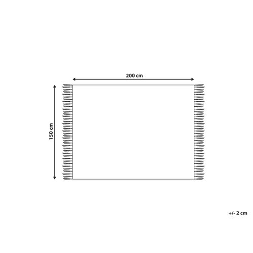 Couverture Najuy Coton 150 X 200 Cm Beige