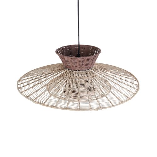 Lampe Suspendue Marron Et Beige Kabompo