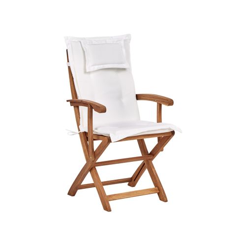 Set De Salle à Manger Bois Solide Blanc Cassé Maui Ii