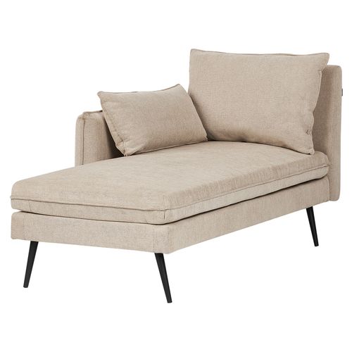 Méridienne à Droite En Tissu Beige Yerres - Méridienne BUT