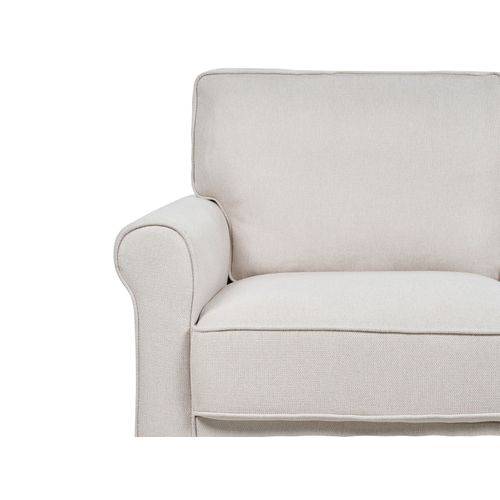 Canapé 3 Places En Tissu Beige Clair Ronneby