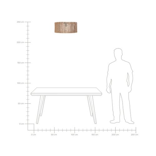 Plafonnier Sewa Jute Naturel